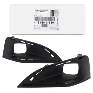 ORIGINAL Peugeot Rahmen Satz Nebelscheinwerfer 3008 SUV (M_) 1617975880