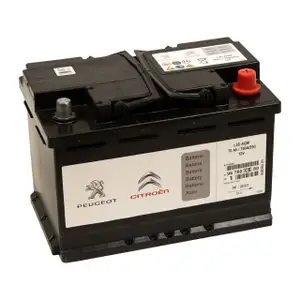 ORIGINAL PSA MOPAR AGM Autobatterie Batterie Starterbatterie 12V 70Ah 760A 9678006180