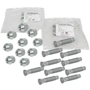 10x ORIGINAL Opel Stehbolzen + Radmutter M12x1,5 Astra J Cascada Mokka / X Zafira C