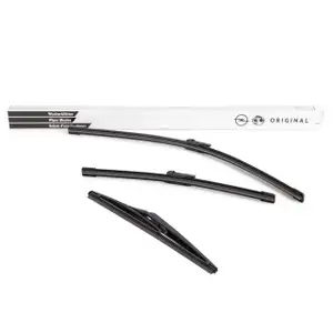 ORIGINAL Opel MOPAR Scheibenwischer Wischerbl&auml;tter Set Crossland / X vorne + hinten