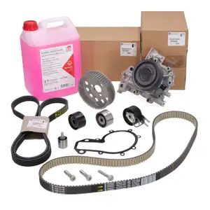 ORIGINAL Opel MOPAR Zahnriemensatz + WAPU + Keilriemen + 5L Insignia A B Zafira C 2.0 CDTI