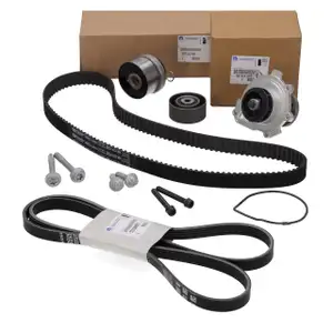 ORIGINAL Opel MOPAR Zahnriemensatz + Wasserpumpe + Keilriemen Astra Corsa Zafira 1.6 1.8