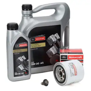 6L ORIGINAL Ford MOTORCRAFT 5W-30 A5 + oil filter Mondeo 1 2 3 2.5/3.0 V6 ST200 ST220