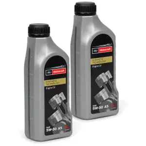 2L 2 liters ORIGINAL Ford MOTORCRAFT A5 engine oil 5W-30 5W30 WSS-M2C913 15CF53