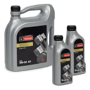 7L 7 liters ORIGINAL Ford MOTORCRAFT A5 engine oil 5W-30 5W30 WSS-M2C913 15CF53/4