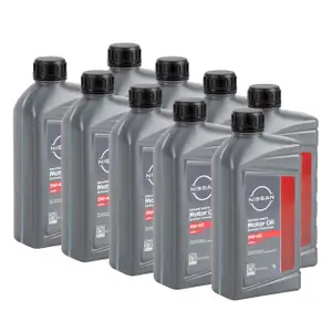 9L 9 Liter ORIGINAL Nissan 5W-40 Motor&ouml;l &Ouml;l ACEA A3/B4 API SN/CF KE900-90032