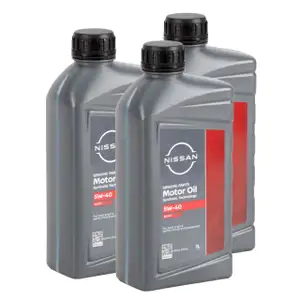 3L 3 Liter ORIGINAL Nissan 5W-40 Motor&ouml;l &Ouml;l ACEA A3/B4 API SN/CF KE900-90032
