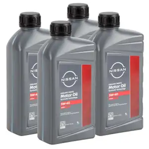 4L 4 Liter ORIGINAL Nissan 5W-40 Motor&ouml;l &Ouml;l ACEA A3/B4 API SN/CF KE900-90032