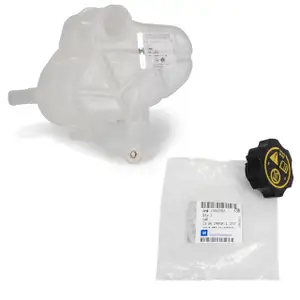 ORIGINAL Opel expansion tank Coolant reservoir + cap Corsa D