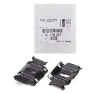 2x ORIGINAL PSA Opel Batterieaufnahme Halteblech Astra G H Corsa C D Zafira B 90228223