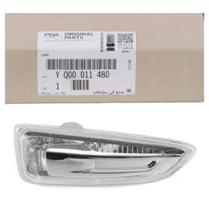 ORIGINAL PSA Opel indicator light Astra J K Insignia B Crossland X front right YQ00011480