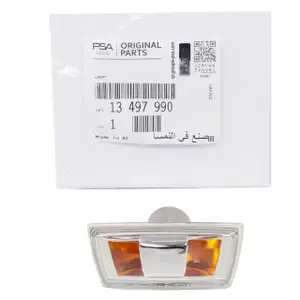ORIGINAL Opel indicator light, side indicator, ASTRA H ZAFIRA B, right, 13497990