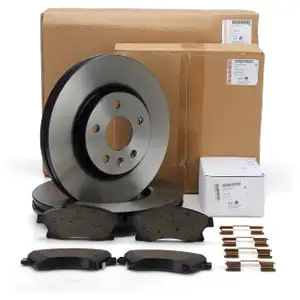 ORIGINAL PSA Opel Bremsscheiben + Bel&auml;ge Astra J POC J67 vorne 1680581980