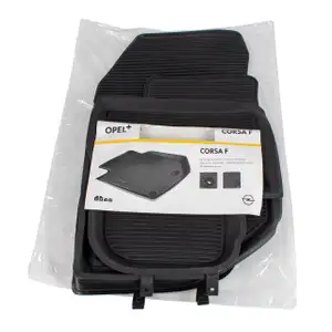 ORIGINAL Opel rubber mats Car mats Set of 4 Corsa F 9833757280