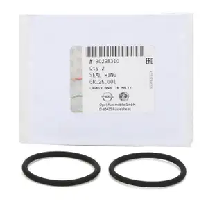2x ORIGINAL Opel O-ring seal Oil level sensor on oil pan 90298310