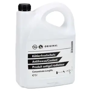 5L ORIGINAL Opel K&uuml;hlerfrostschutz DEX-COOL Concentrate Longlife GR&Uuml;N/BLAU 95528437