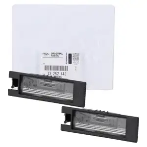 2x ORIGINAL Opel license plate light Zafira B 1223524 / 13252440