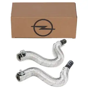 2x ORIGINAL Opel MOPAR radiator hose Insignia A 2.8 V6 Turbo / OPC 260/325 hp