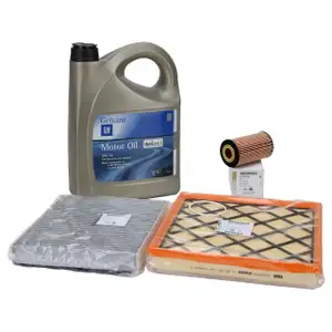 ORIGINAL Opel inspection kit + 5L 5W30 DEXOS1 Gen3 engine oil ASTRA J ZAFIRA C 1.4