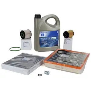 ORIGINAL Opel filter set, 4 pieces + 5L engine oil 5W30 dexos2 Insignia A 2.0 Biturbo/CDTI