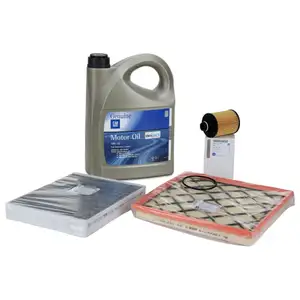 ORIGINAL Opel filter set, 3 pieces + 5L engine oil 5W30 dexos2 Astra J Zafira C 1.3/2.0 CDTI