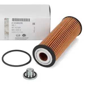 ORIGINAL GM Opel Ölfilter + Schraube Corsa E 1.4 75/90 PS mit Automatikgetriebe