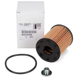 ORIGINAL PSA OPEL Ölfilter + Schraube Agila A B Astra H Corsa C D E Meriva A 1.3 CDTi
