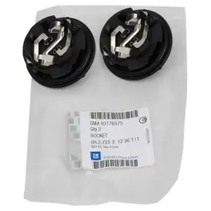 2x ORIGINAL GM Opel lamp socket H7 VALEO headlight Corsa C Meriva A 93176975