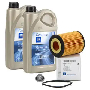 4L ORIGINAL GM Opel engine oil OIL 5W30 LONGLIFE dexos2 95527878 + oil filter 9192425