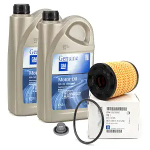 4L ORIGINAL GM Opel engine oil OIL 5W30 LONGLIFE dexos2 95527878 + oil filter 55599959