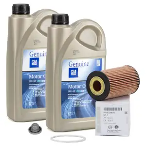 4L ORIGINAL GM Opel engine oil OIL 5W30 LONGLIFE dexos2 95527878 + oil filter 95526685