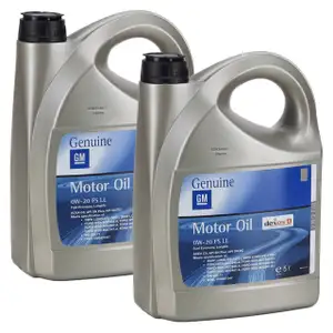 10L ORIGINAL OPEL DEXOS D 0W20 FS LL Engine Oil ACEA C5 OV0401547 93160358