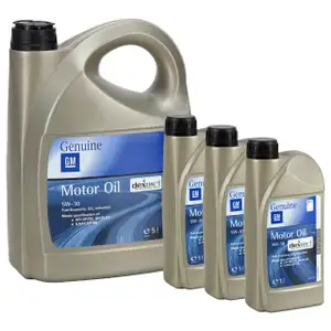 8L 8 liters ORIGINAL GM Opel 5W-30 DEXOS1 Gen2/3 LONGLIFE engine oil