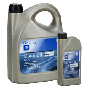6L 6 liters ORIGINAL GM Opel 5W-30 dexos2 Longlife engine oil GM-LL-A-025 GM-LL-B-025