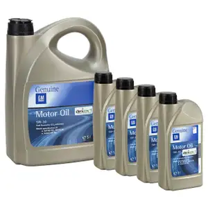 9L 9 liters ORIGINAL GM Opel 5W-30 DEXOS1 Gen2/3 LONGLIFE engine oil