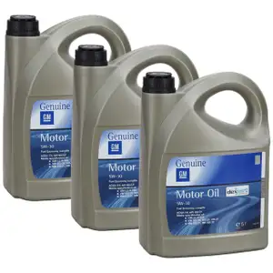 15L 15 liters ORIGINAL GM Opel 5W-30 dexos2 Longlife engine oil GM-LL-A-025/B-025 93165557