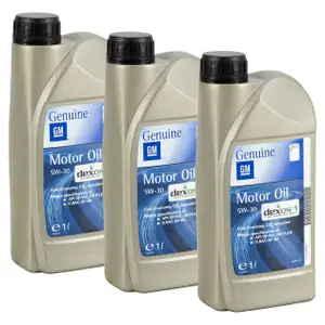 3L 3 liters ORIGINAL GM Opel 5W-30 DEXOS1 Gen2/3 LONGLIFE engine oil Oil 95599919