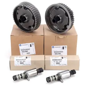 ORIGINAL Opel MOPAR Nockenwellenversteller + Steuerventil Set Astra H Zafira B 1.6 1.8
