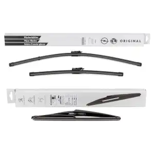 ORIGINAL Opel PSA Scheibenwischer Wischerbl&auml;tter Set C3 III (SX) vorne + hinten