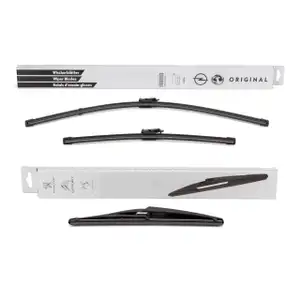 ORIGINAL Opel PSA Scheibenwischer Wischerbl&auml;tter Set 2008 I (CU_) vorne + hinten