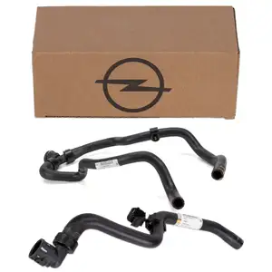 2x ORIGINAL Opel VOR+RÜCKLAUF Heizungsschlauch Astra J Cascada 1.4 Turbo / LPG