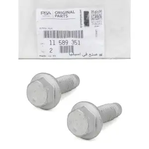 2x ORIGINAL PSA OPEL Schraube Hinterachsk&ouml;rper M14x35 MOKKA X 11589351