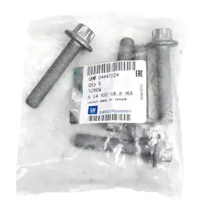 5x ORIGINAL GM OPEL screw screw set pulley crankshaft 24447224