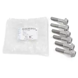 6x ORIGINAL GM Opel Schraube Querlenker Radaufh&auml;ngung M10x50 2000049 / 90576768