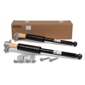 2x ORIGINAL GM Opel Stoßdämpfer + Staubschutz + Domlager Corsa D hinten 95527308