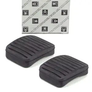 2x ORIGINAL PSA Opel pedal rubber pedal cover brake pedal + clutch pedal Meriva B 93188880