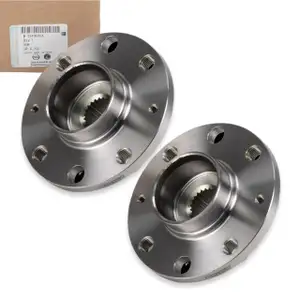 2x ORIGINAL GM Opel Radnabe Corsa D + E Adam bis Fgst. 4-Loch Vorderachse 13495964