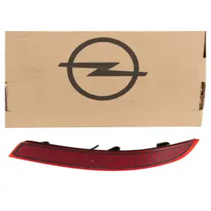 ORIGINAL Opel reflector Astra J Caravan up to year of manufacture 12/12 rear right 13282240