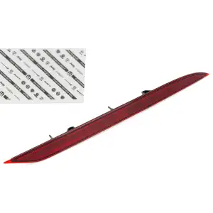 ORIGINAL Opel MOPAR reflector rear reflector Astra K WITHOUT OPC line rear right 39047429