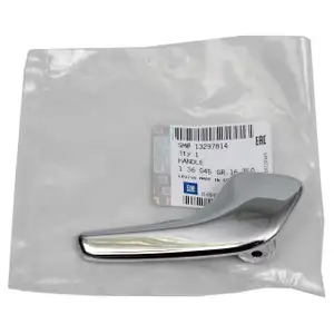 ORIGINAL GM Opel door handle CHROME front right inside 13297814 for CORSA D